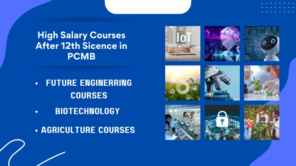 high salary courses after 12th science PCM