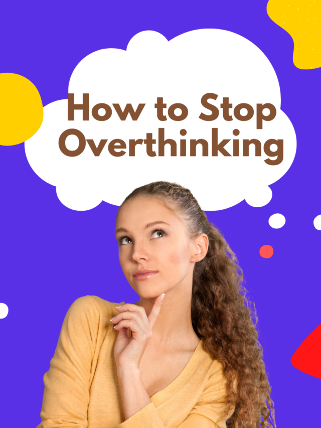 How to stop overthinking poster image