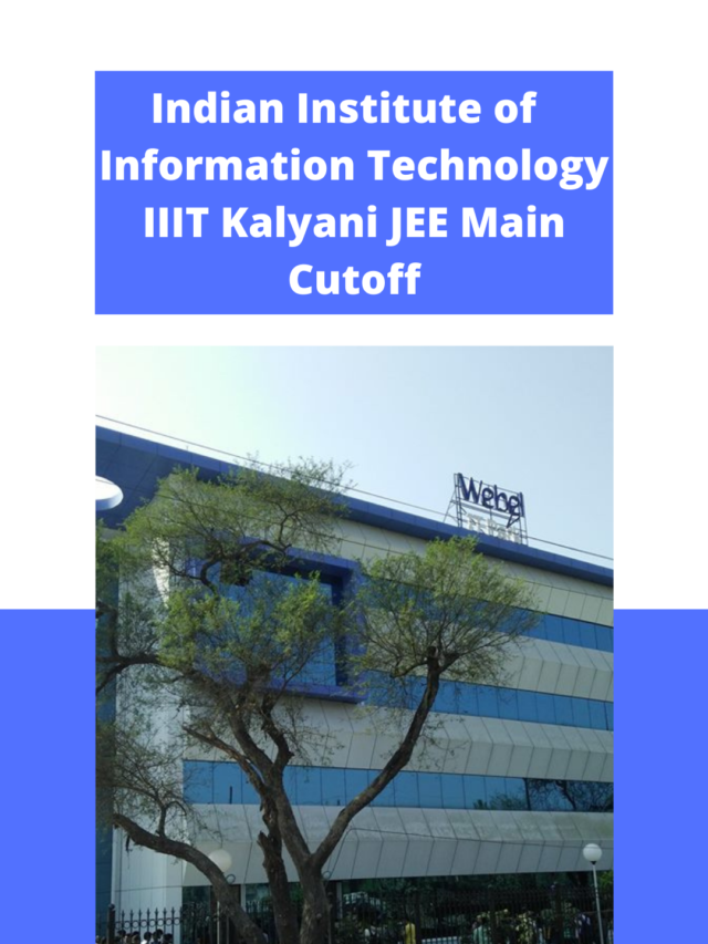 IIIT Kalyani cutoff