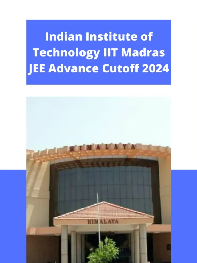 IIT Madras cutoff