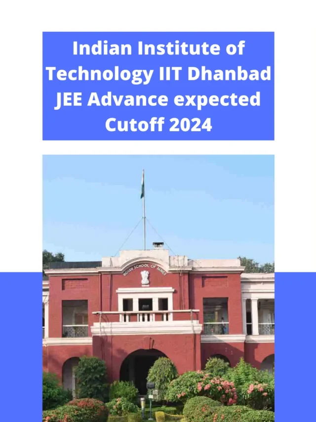 IIT Dhanbad cutoff